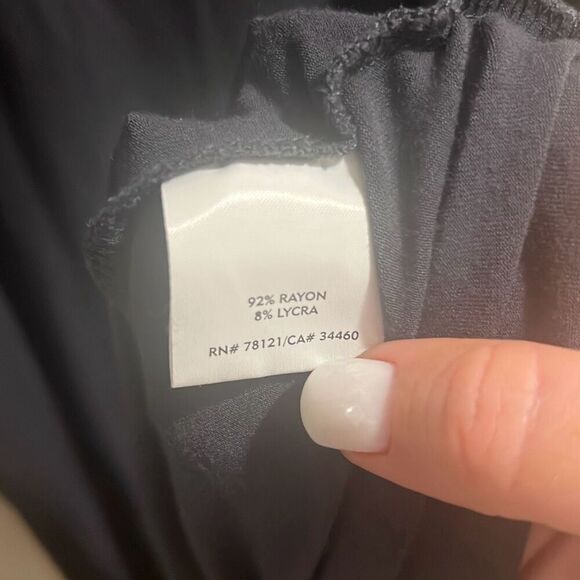 ✨EILEEN FISHER Stretch Jersey Grey Sz Small Maxi Dress✨ - Picture 8 of 9